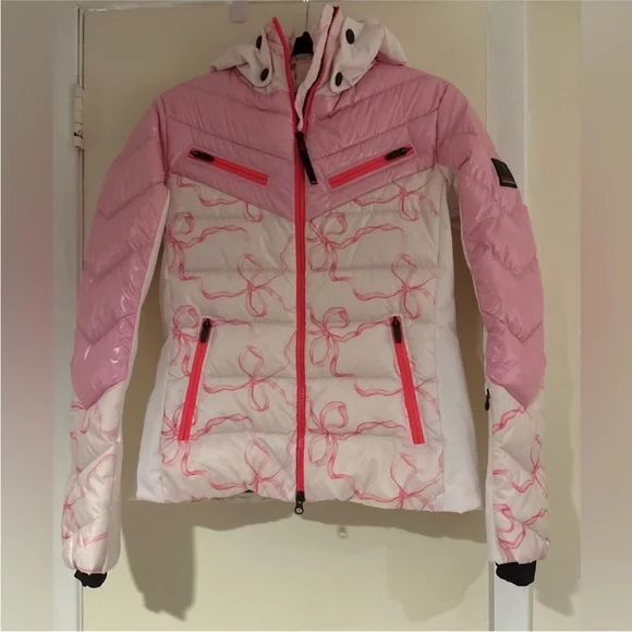 LoveShackFancy X Bogner Fire + Ice Pink Bow Ski Outfit - Picture 12 of 15